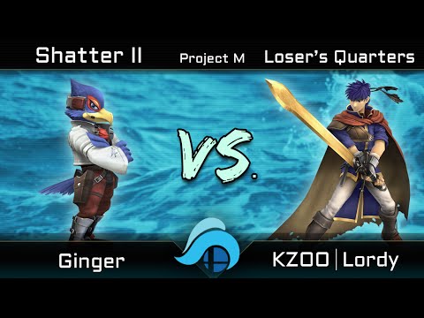 Shatter II Project M 3.6 Loser's Quarters - Ginger (Falco) vs. KZOO | Lordy (Ike)