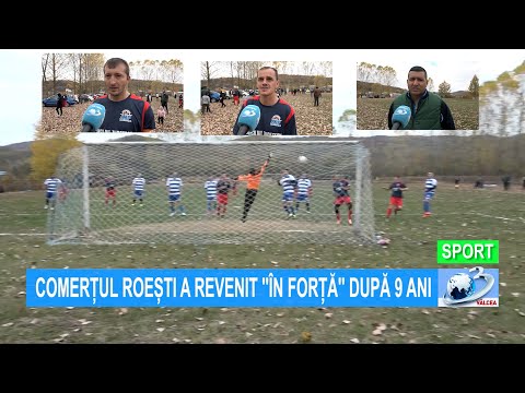 COMERȚUL ROEȘTI - ZORILE SCUNDU 7-2 (5-0)