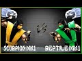 MORTAL KOMBAT PROJECT SCORPION MK1 VS REPTILE MK1 Mugen Arcadegames Retrogames Mortalkombat