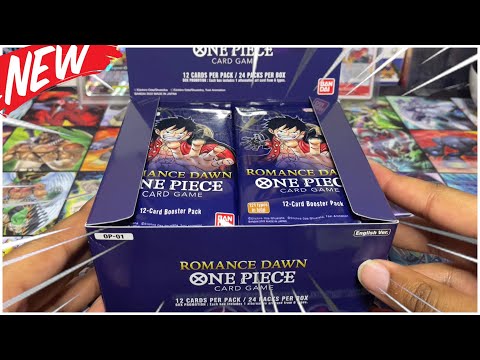 One Piece Card Game TCG ENGLISH Booster Box Opening!! We Pulled a Big Chase Card!