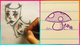 Easy Doodle Art For When You're Bored In Class