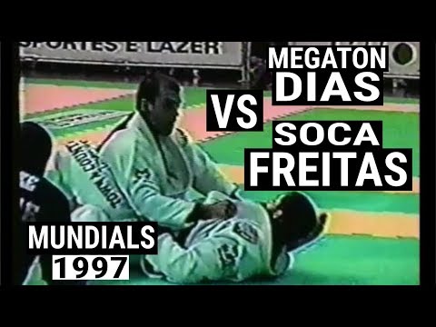 Megaton Dias BJJ Match vs Alexandre Soca Freitas Mundial 1997 OLD SCHOOL BJJ