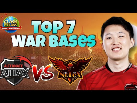*New* Top 7 Th13 War Base With Link | ATN ATTAX vs NOLEX Bases | Clash Of Clans