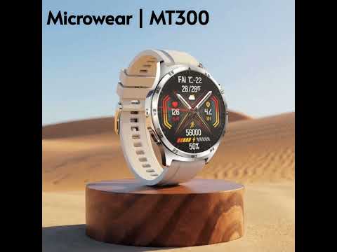 Smartwatch Microwear MT300 - Grey Silicone Smartwatch Microwear MT300 - Grey Silicone
