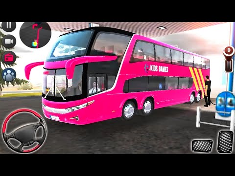 Realistic Offroad Coach Bus Driving Simulation 2024! | Ultimate Realistic Offroad Bus