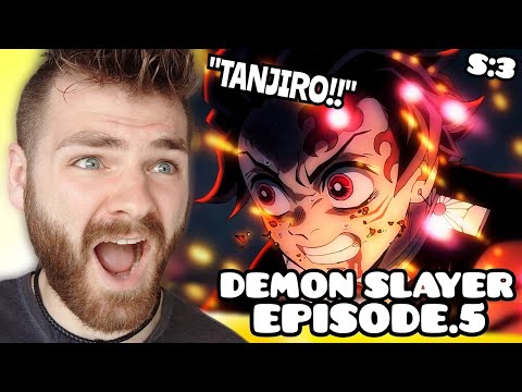 THIS WAS INSANE!!!! | DEMON SLAYER - EPISODE 5 | SEASON 3 | New Anime Fan! | REACTION
