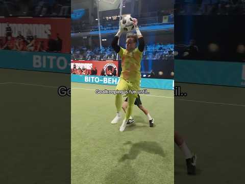 All goalkeepers can relate 🤯