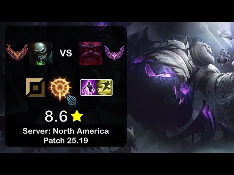 Urgot Top vs Ornn - NA GrandMaster - Patch 25.19