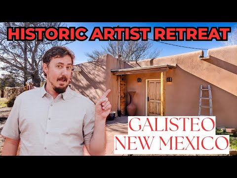 Inside a Historic Artist Compound in Galisteo NM | Unique 3-Home Compound Near Santa Fe