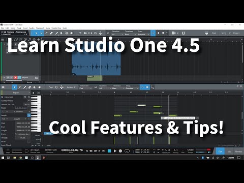 Learn Presonus Studio One 4.5 | Lots of Cool Tips and Features Explained!