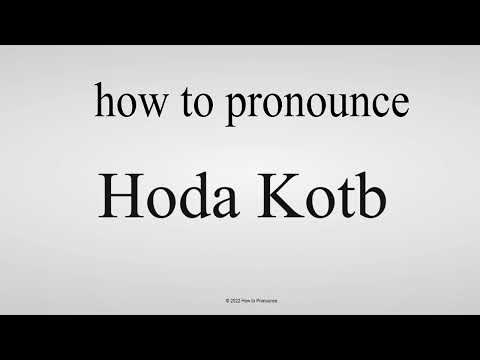 How to pronounce Hoda Kotb (CORRECTLY)