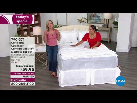 Concierge Collection Coolmax Comfort with Bedtite Mattre...