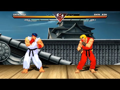 SHIN RYU vs SHIN KEN - Highest Level Awesome Fight!
