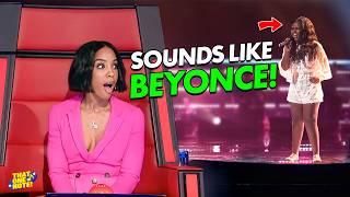 Beyoncé Sound-Alike SHOCKS Coaches with PITCH-PERFECT 'Listen' Cover!