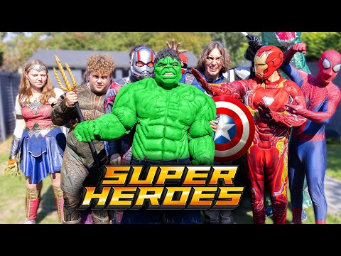 Hulk VS Superheroes - Hide and Seek!