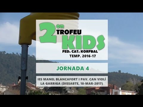 Jornada 4 a La Garriga (2on TrofeuKids 2016-17) - Fed. Cat. Korfbal