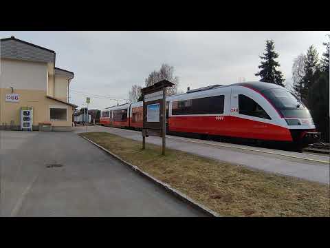 Führerstandsmitfahrt von Aigen Schlägl nach Linz Urfahr auf der Mühlkreisbahn (cab ride , en cabin )
