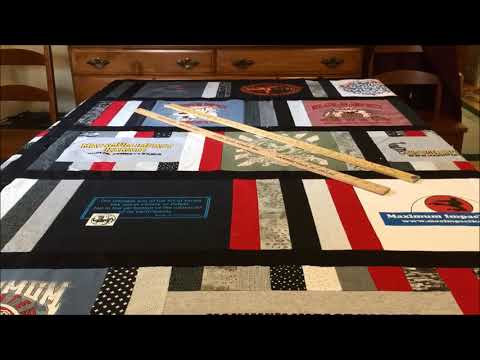 T-Shirt Quilt - Deciding How to Quilt