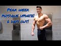 Peak week physique update, posing, upper body workout - Natural Men's Physique WNBF
