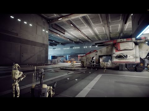 Star Wars Battlefront II (2017) Clone Wars Assault Kamino Cloning Facility Co-Op Xbox Gameplay