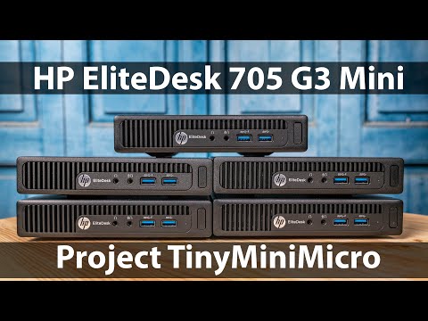 HP EliteDesk 705 G3 Mini Project TinyMiniMicro CE Review