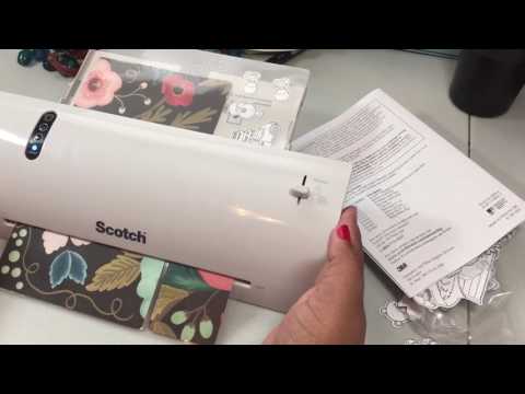 Scotch laminator tutorial demo