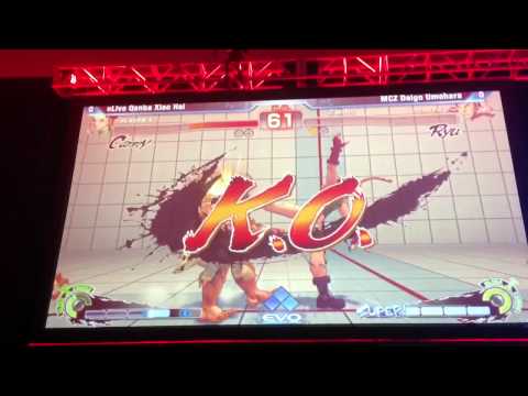 eLive Qanba Xiao Hai (Cammy) vs MCZ Daigo (Ryu) EVO2012 top