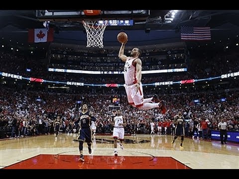 Norman Powell Soars for the Slam Against Indiana!