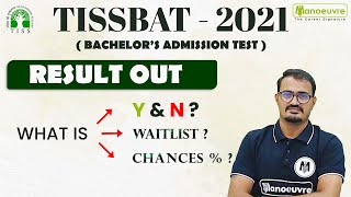 TISSBAT 2021 - "Result Out" | What is Y & N ? | Waitlist & My chances to get in TISS