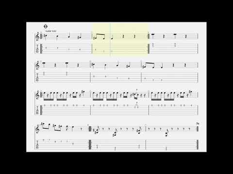 BTS Dynamite Guitar Tab Grade 3 Level