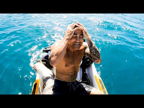 Crazy Bait Ball Fishing On The Jet Ski SHARKS & TUNA - Ep 168