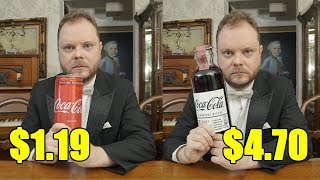 Can You Taste The Difference Between an Expensive and Cheap Coca Cola?