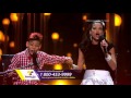 Natalia Gimenez y Adrian Martin cantando juntos "Que Bonito"