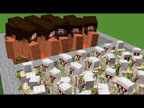 1000 сyclops versus 1000 iron golem