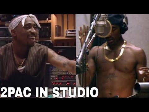 2Pac In Studio