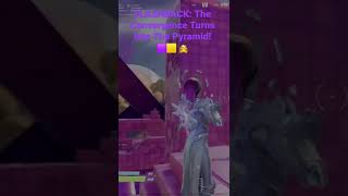 FLASHBACK: The Convergence Turns Into The Pyramid! 🟪🟨👸 #shorts #fortnite