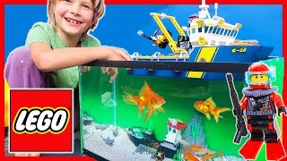 Lego City REAL FISH Deep Sea Exploration Vessel Adventure