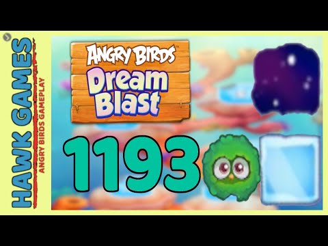 Angry Birds Dream Blast Level 1193 - Walkthrough, No Boosters