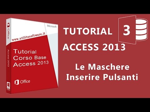 Access Corso Base: Agenda Telefonica - Maschere e pulsanti - Tutorial 03