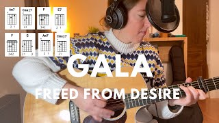 FREED FROM DESIRE - GALA - COVER / TUTO