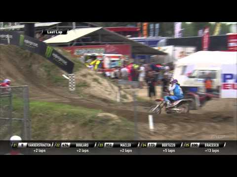 Gautier Paulin passes Shaun Simpson MXGP of Lombardia 2015