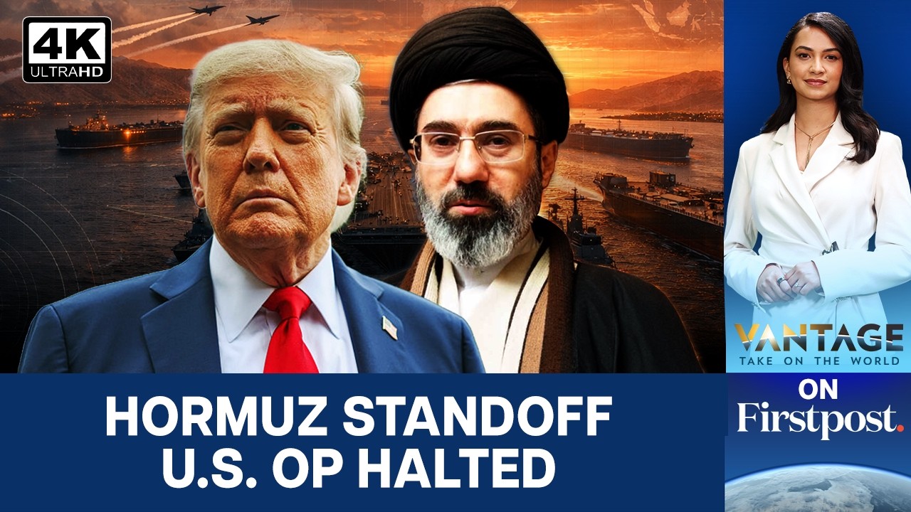 After Hormuz Standoff, Trump Puts ‘Project Freedom’ on Hold | Vantage on Firstpost | N18G
