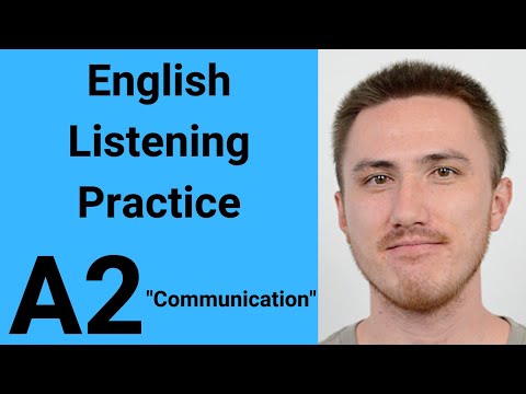 A2 English Listening Practice- Communication