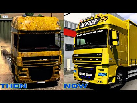 DAF XF 105 Rebuilding | Euro Truck Simulator 2 | ETS2 Rigid chassis truck rebuilding