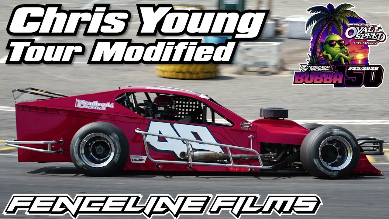 Chris Young Tour Modified Action at Riverhead Raceway
