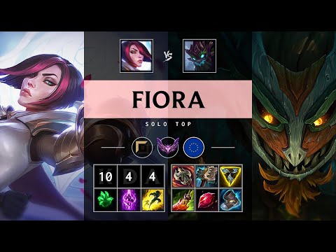 Fiora Top vs Maokai: Unstoppable - EUW Master Patch 25.S1.1