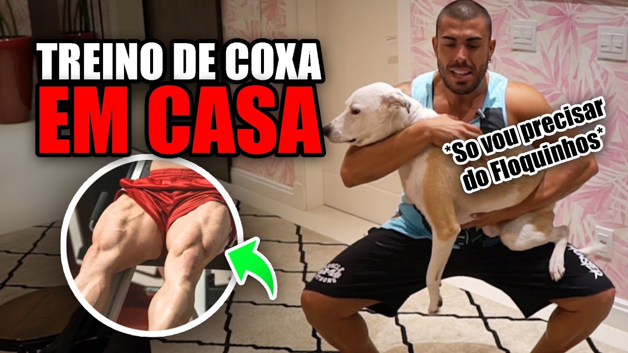 Treino de coxa em casa *completo*
