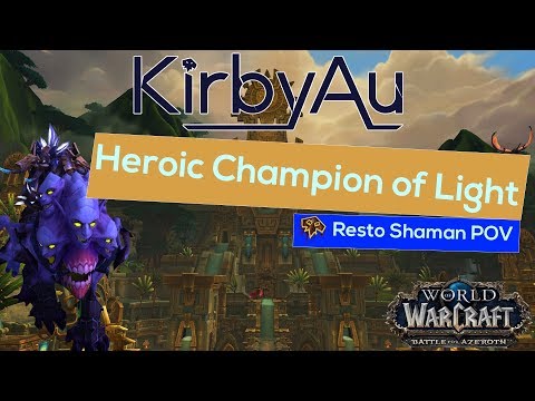 Heroic Champion of Light 385 Resto Shaman Raid Lead GM PoV