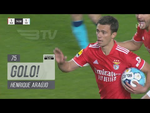 Goal | Golo Henrique Araújo: Benfica (1)-1 FC Vizela (Liga 21/22 #26)