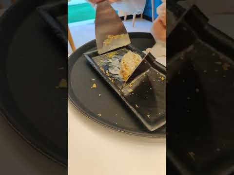 #kunafe cone with #pistachio and #Venilla #icecream stuffed #sweetsmith #foodblogger #subscribe